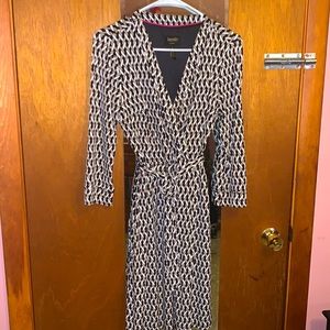 Laundry faux wrap dress
